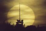 � M. Wagner; Sonnenuntergang hinter dem Ro�bergturm