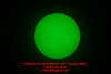 � Nils Kloth; partielle Sonnenfinsternis vom 1. August 2008 - Ende (12:30 Uhr MESZ). 4-Zoll Refraktor + Baader Solar Continuum Filter, Baader Sonnenfilter-PHOTO-Folie, Canon EOS 350D, ISO 200, 1/1.000s, f/10, Ort: Gelsenkirchen