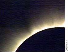 � NASA; Totale Sonnenfinsternis �ber Afrika am 21.06.2001