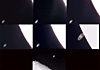 � P. Schluck; Saturnbedeckung durch den Mond am 03.11.2001, C8 mit Vesta pro Webcam, letztes Bild mit Videocamera.