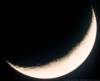 � P. Wienerroither; Mond am 27.2.2001, Brentenriegel bei Sieggraben. Intes MK-67, Minolta SRT101, ca. 1/2 Sek., Kodak Elite 400.