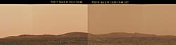(c) NASA/JPL; Horizontaufnahme. 10.01.2004