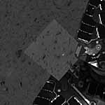 (c) NASA/JPL/US Geological Survey; Blick auf ein ausgesuchtes Bodenareal f�r die Mikroskopkamera. 15.01.2004