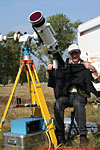 � N. Kloth; 8. IHT-Reinsehlen vom 26. - 28. September 2008: Ebenfalls H-alpha Sonnenbeobachtung mit einem 115er TMB/System Lille.